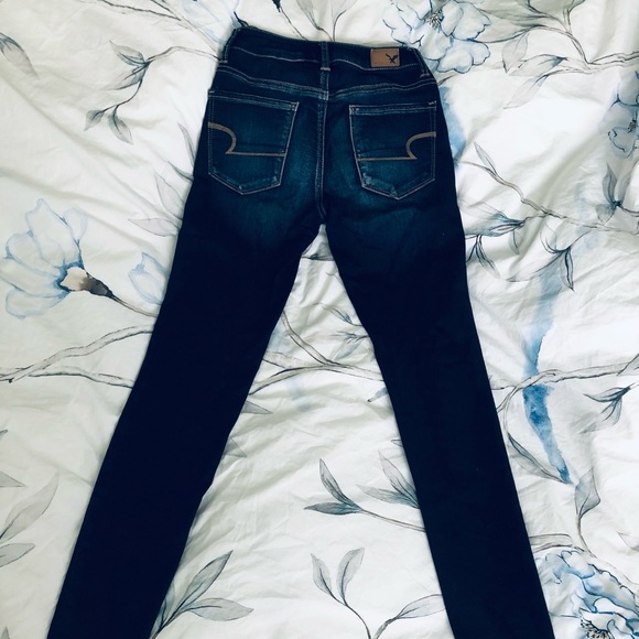 American Eagle Hi-Rise Jeggings - Size 0 - Picture 2 of 6